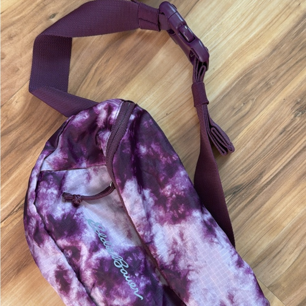 Eddie Bauer Women's Purple Tie-Dye Backpack